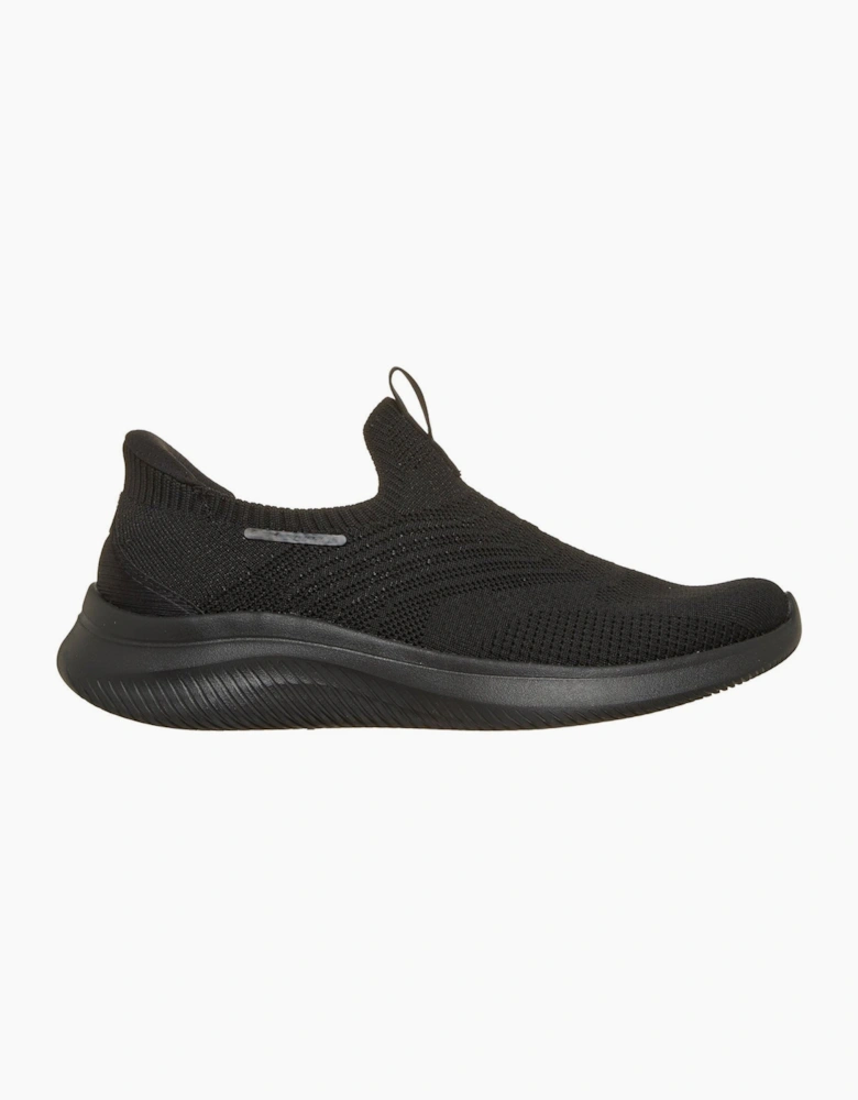 Skechers Ultra Flex 4.0 Pure Dream Textile Women's Black Knit/Trim Trainers