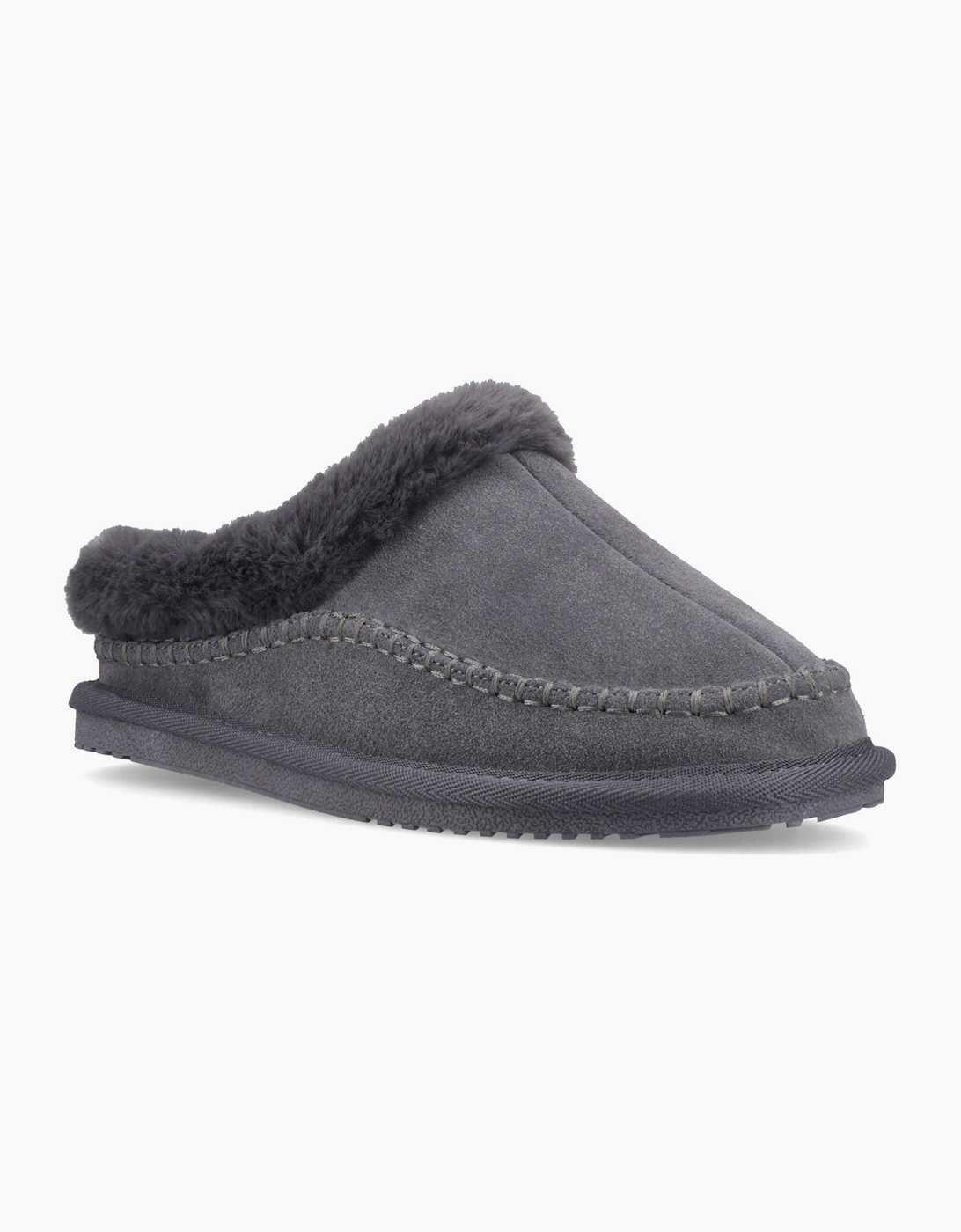 Hush Puppies Anika Suede Women's Grey Slippers