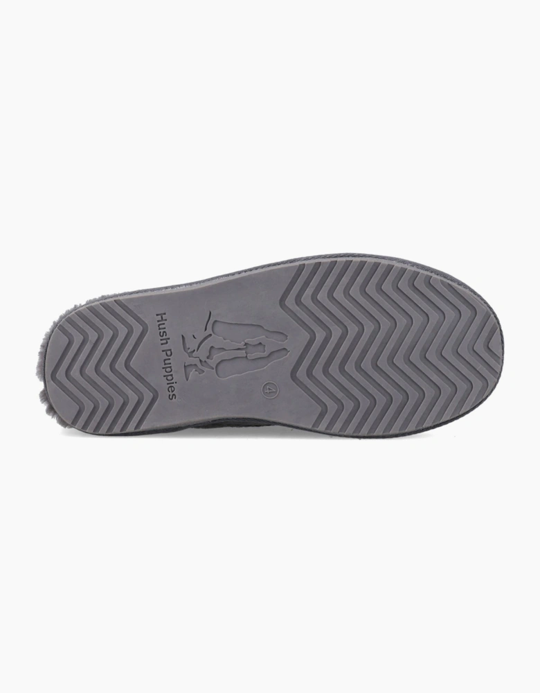 Hush Puppies Anika Suede Women's Grey Slippers