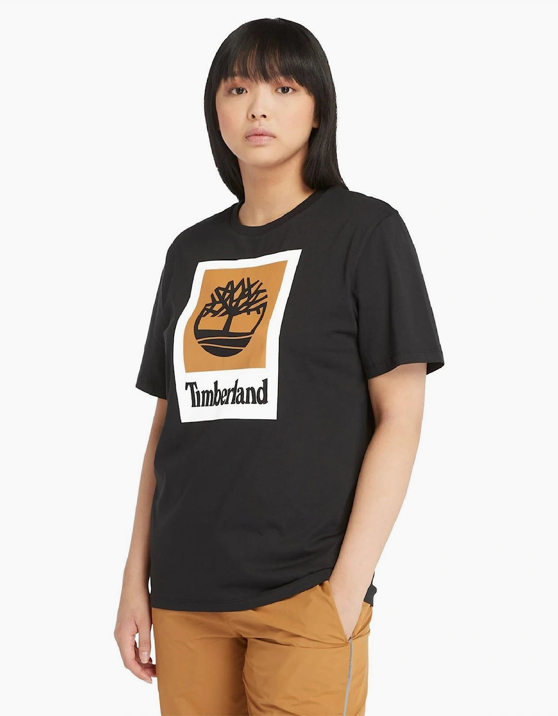 Stack Logo Cotton Short Sleeve T-Shirt