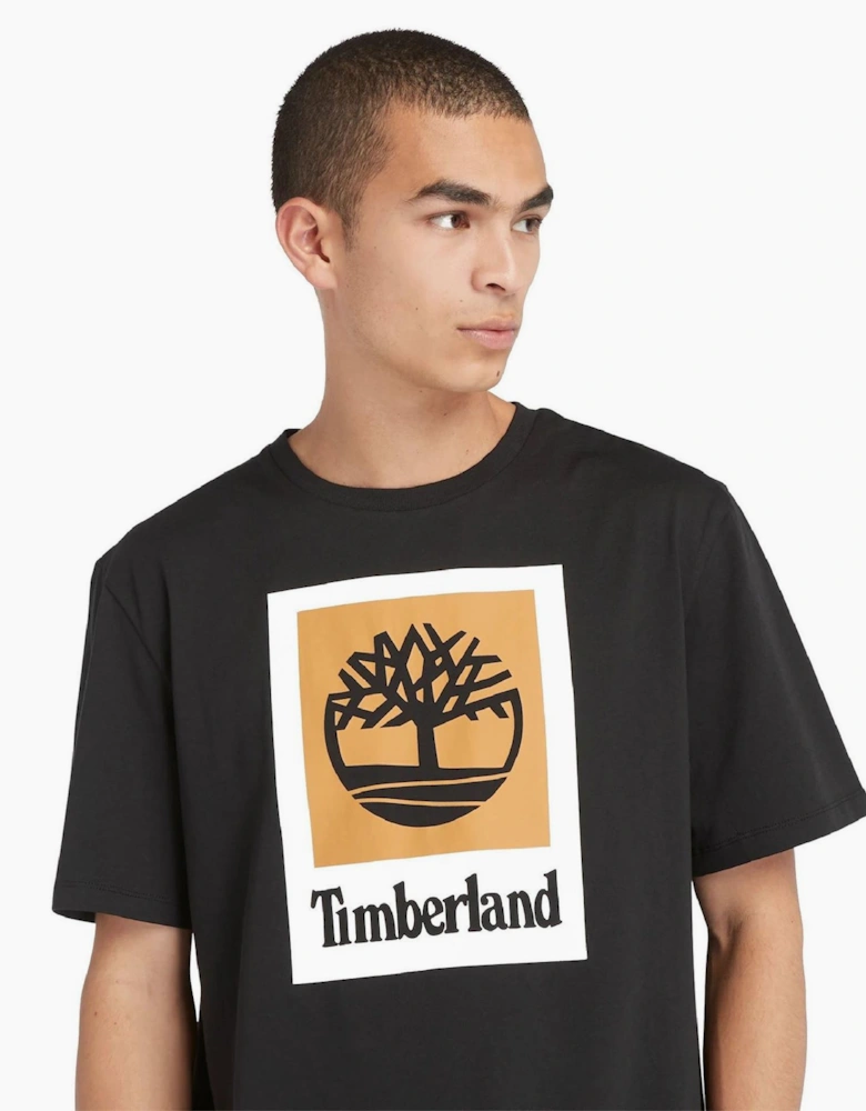 Stack Logo Cotton Short Sleeve T-Shirt