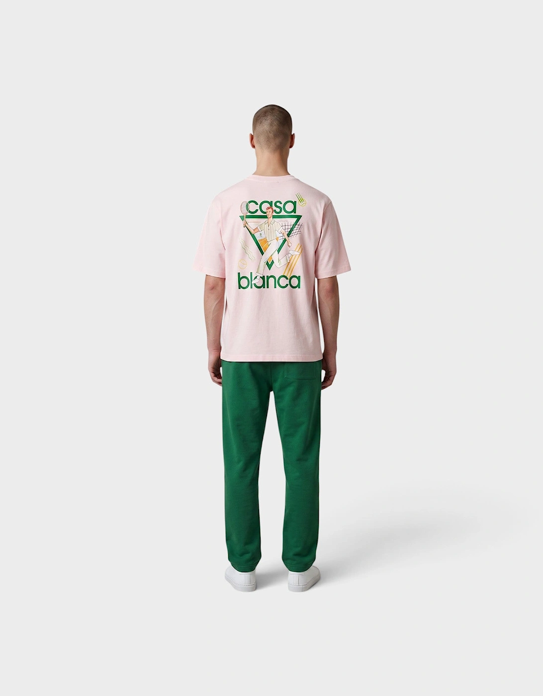 Logo Tennis Club Icon T-Shirt Pink