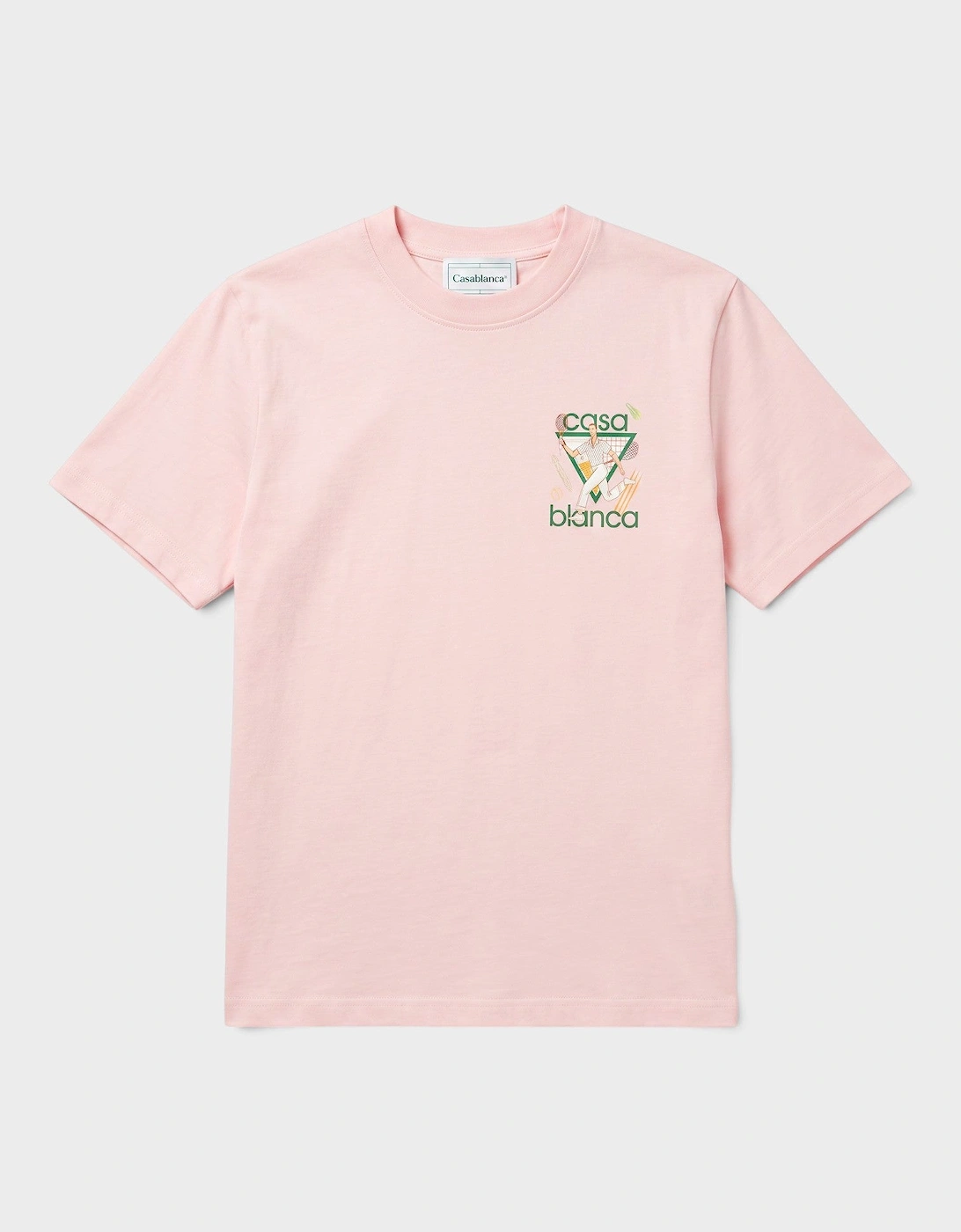 Logo Tennis Club Icon T-Shirt Pink