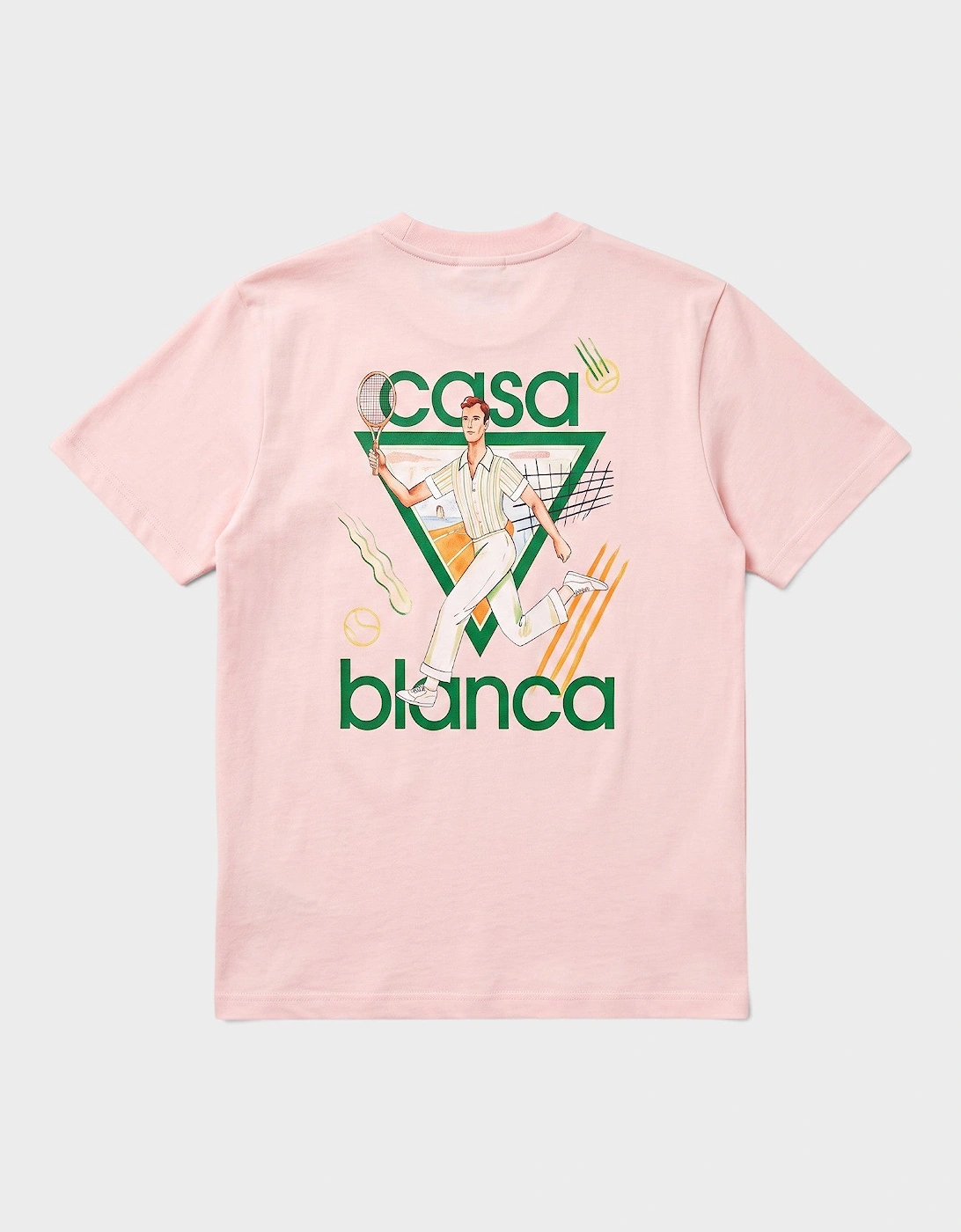 Logo Tennis Club Icon T-Shirt Pink