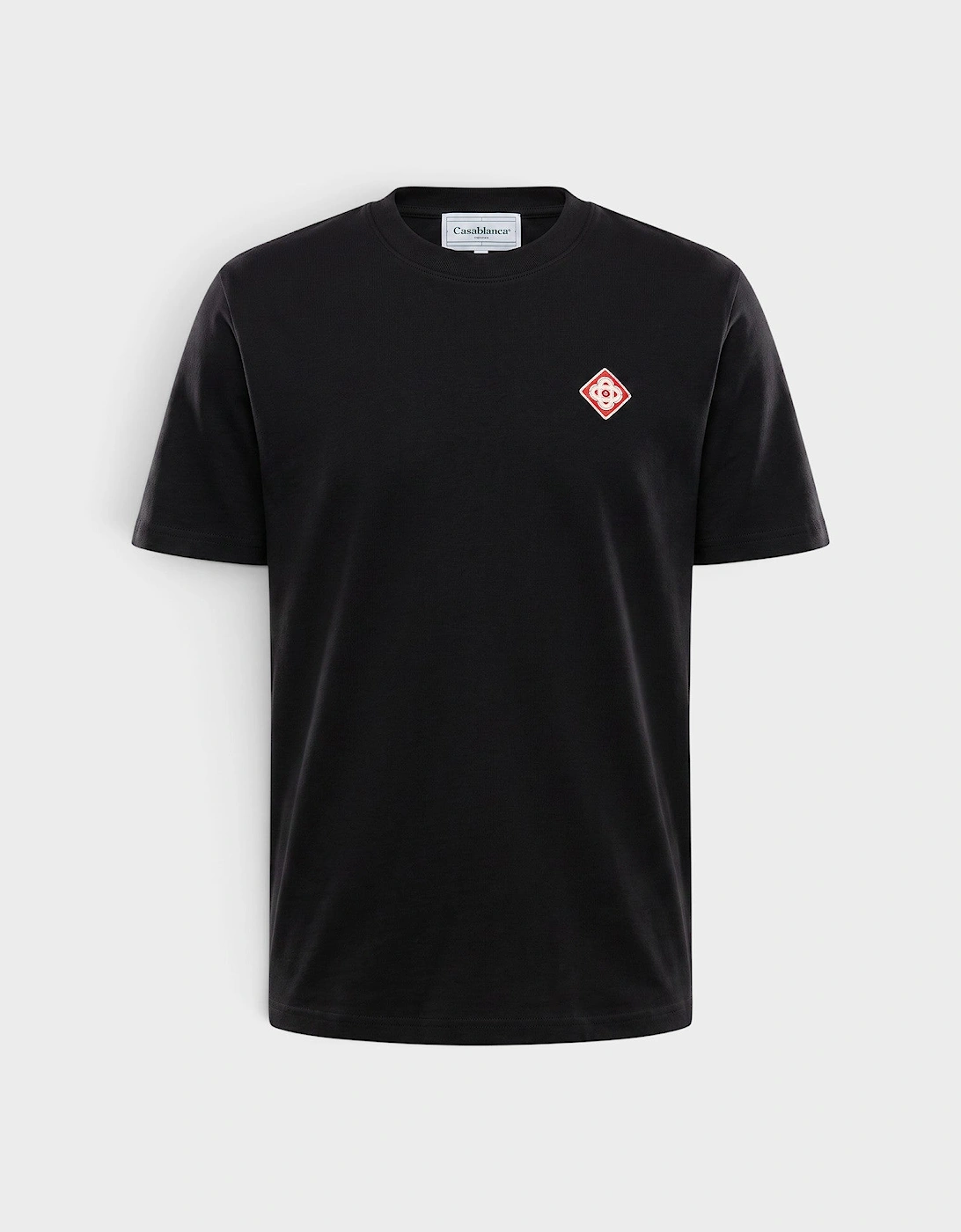 Classic Logo Diamond Patch T-Shirt Black