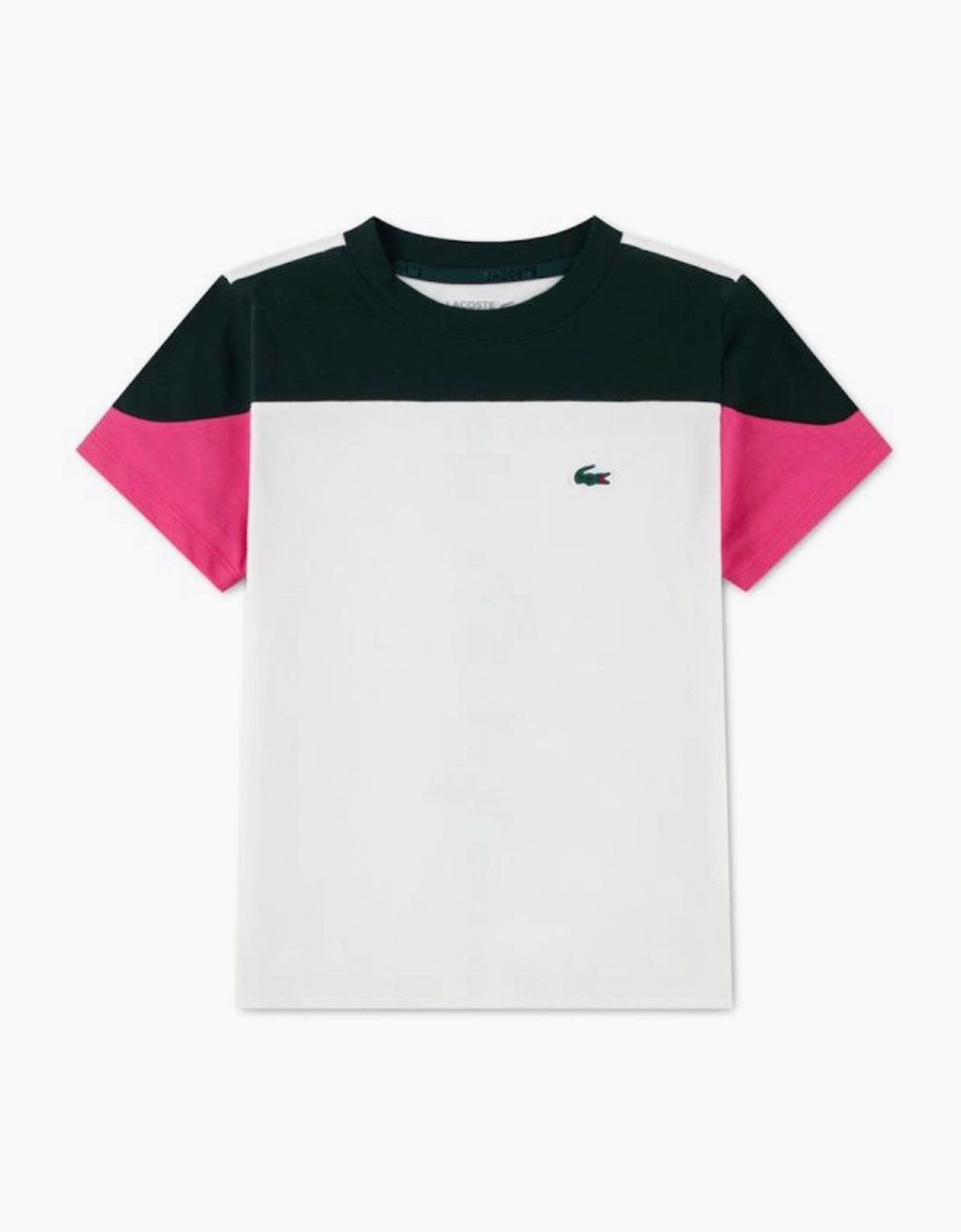 LACOSTE OFF COURT COLOUR BLOCK TEE 947671