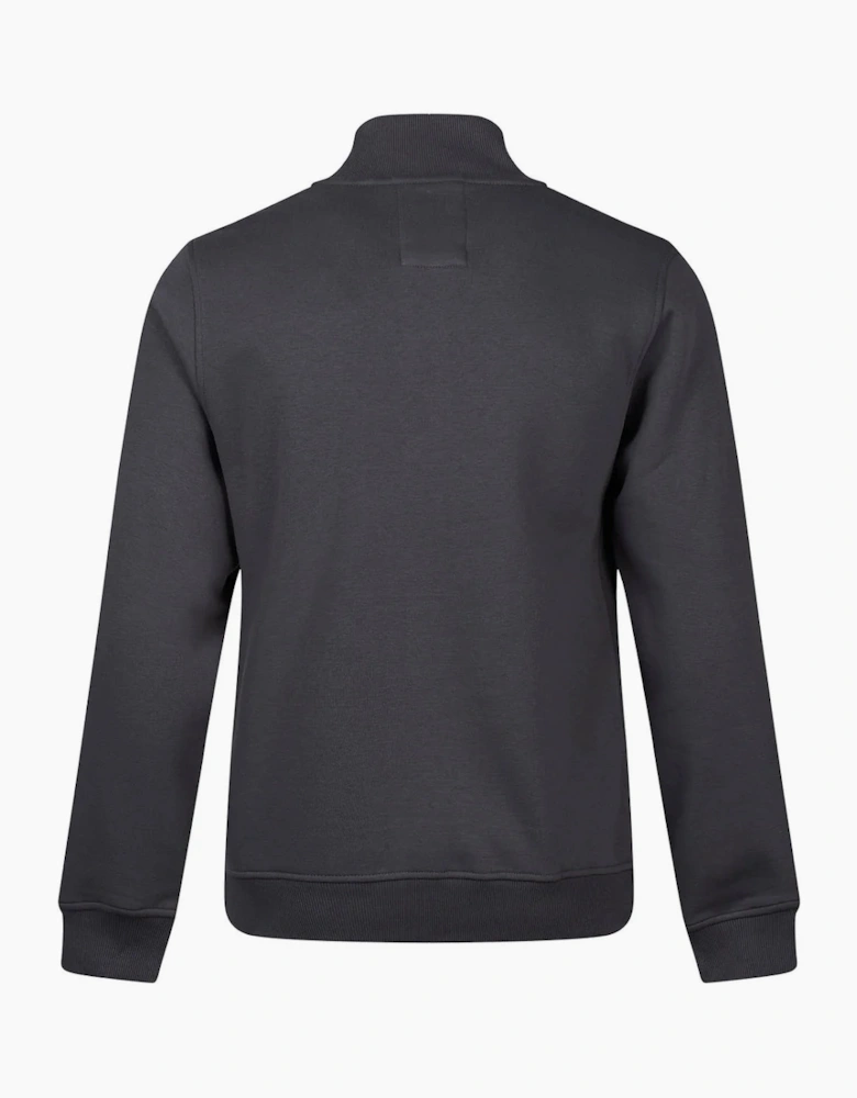 LUKE1977 Sydney 1/4 Zip Sweatshirt - Charcoal