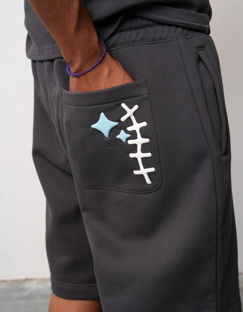 Fresh Flavours Take Your Pick Shorts - Charcoal