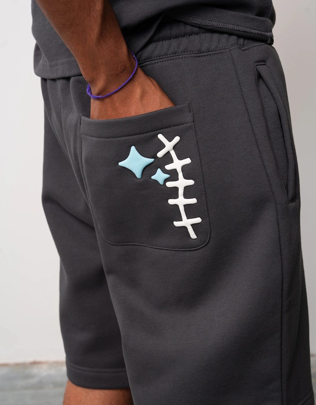 Fresh Flavours Take Your Pick Shorts - Charcoal