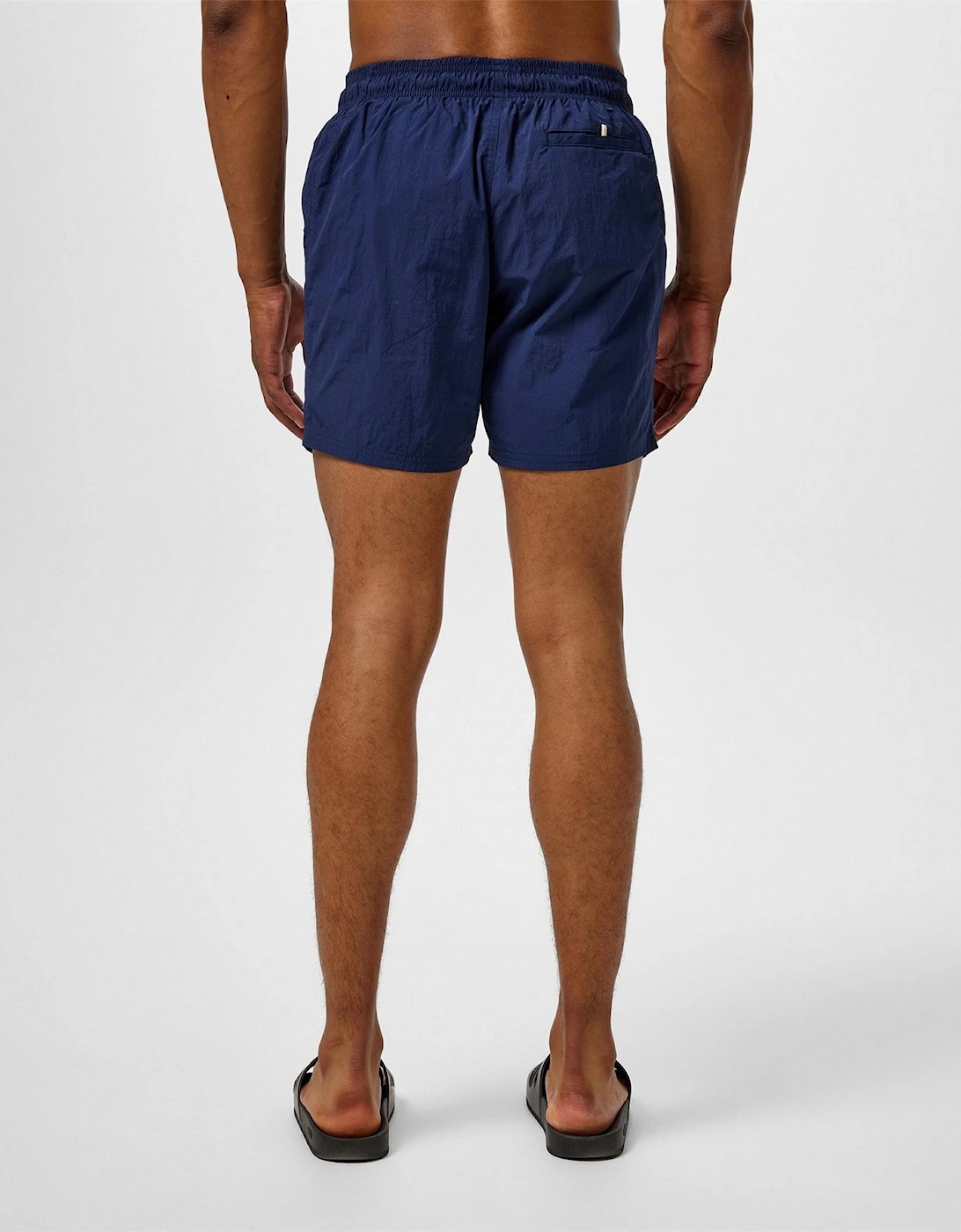 Octopus Swim Shorts With Bold  Branding