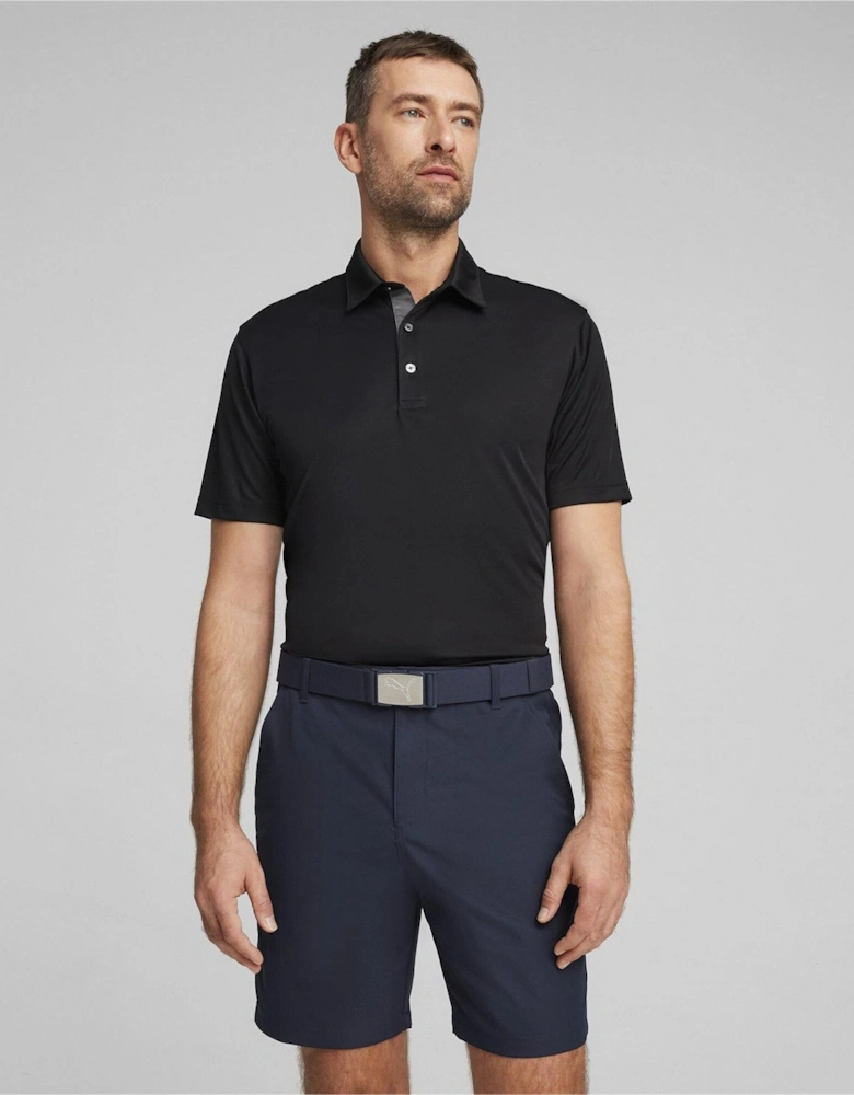 Mens Pure Solid Polo Shirt