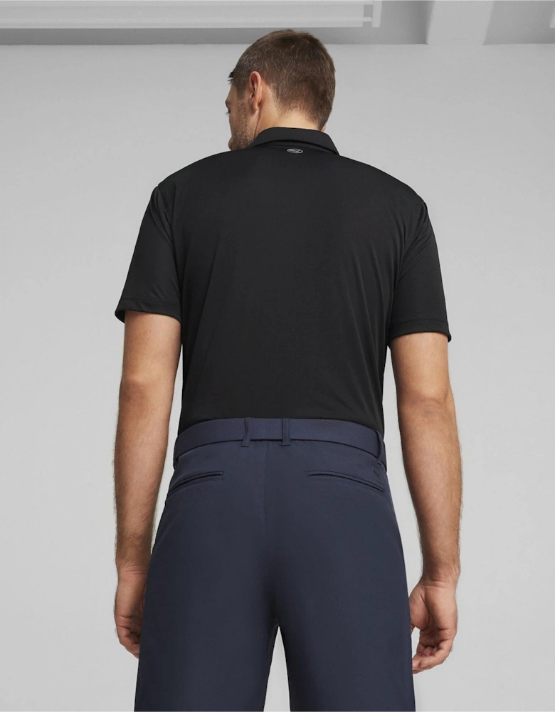 Mens Pure Solid Polo Shirt