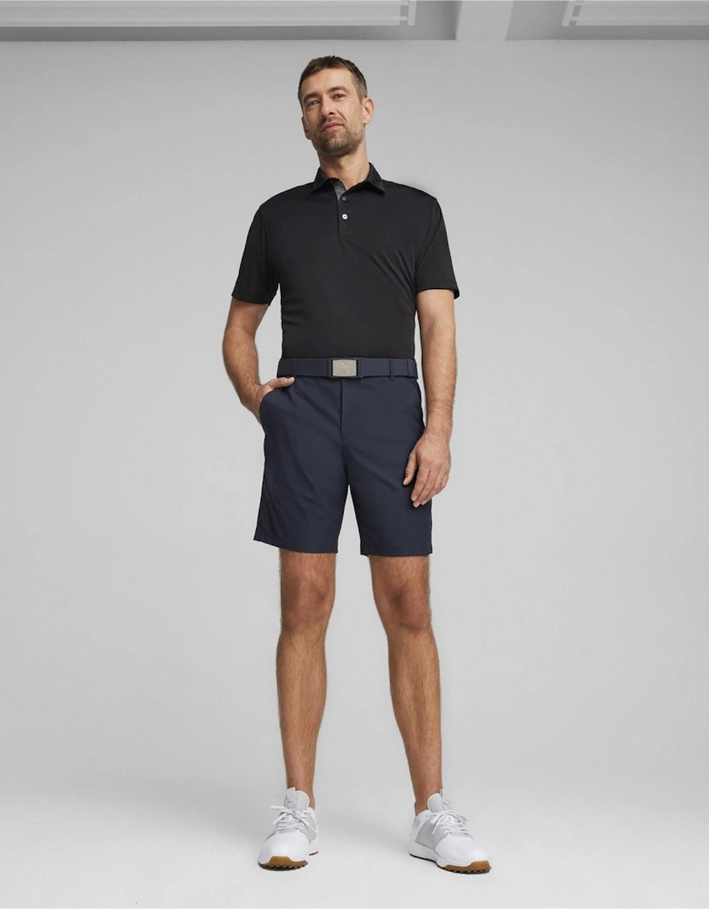 Mens Pure Solid Polo Shirt