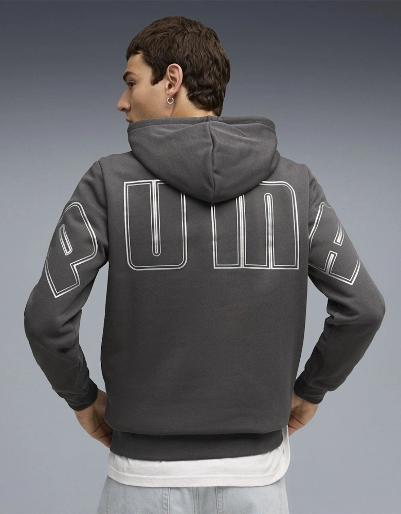 Maximal Metallic Overhead Hoodie