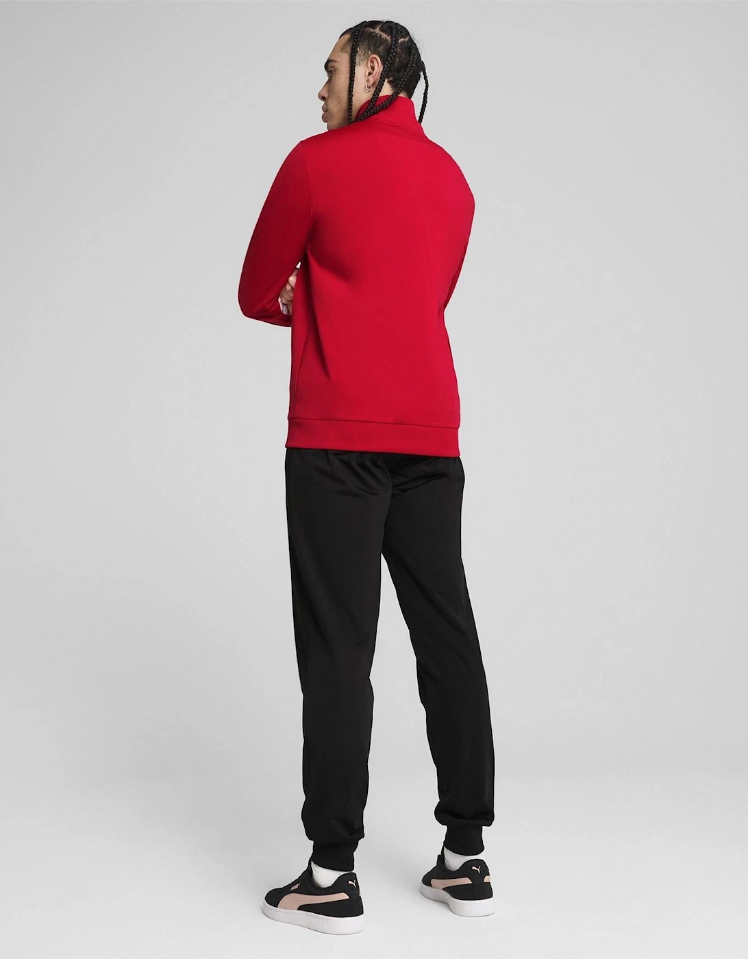 Colorblock Suit Poly Tracksuit