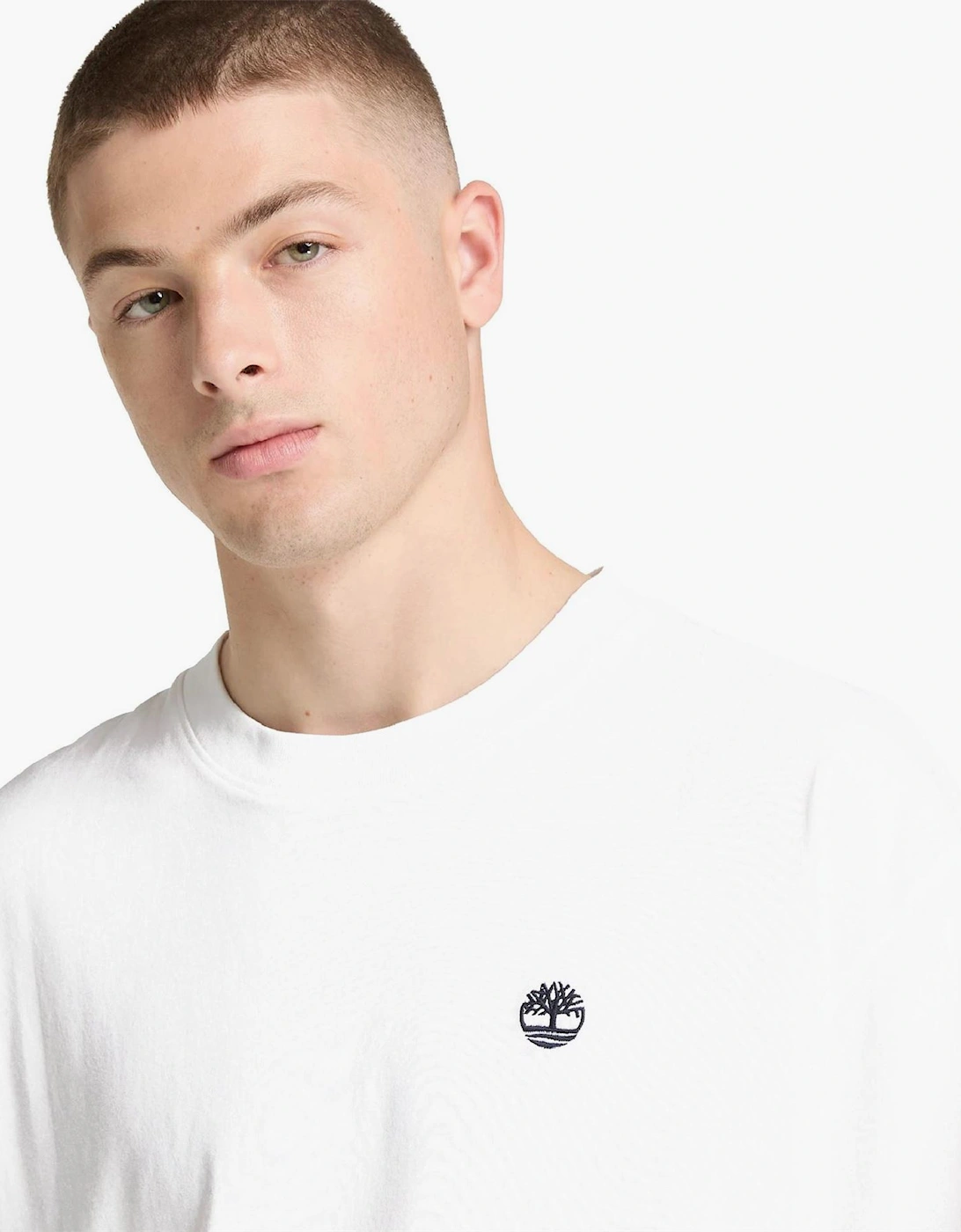 Dunstan River Cotton Crew Neck Short Sleeve Slim Fit T-Shirt