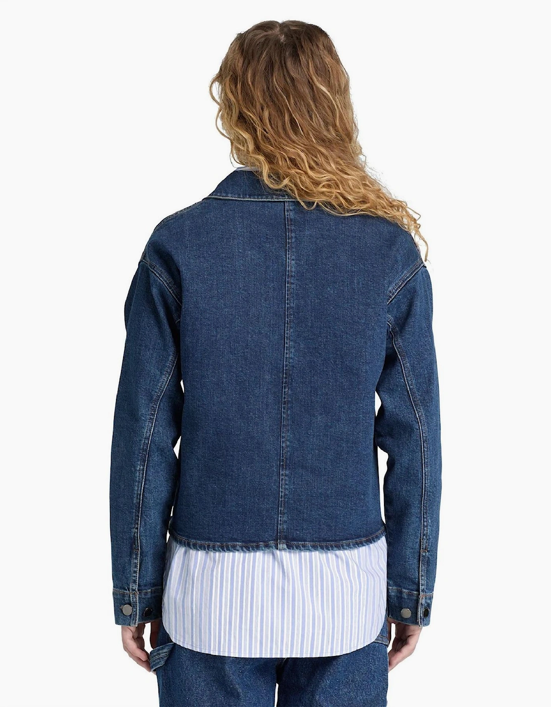 Long Sleeve Oversized Fit Denim Jacket