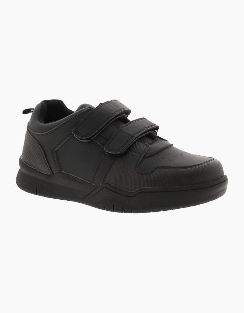 Rockstorm Boys Black School Shoes Trainers Rook black UK Size
