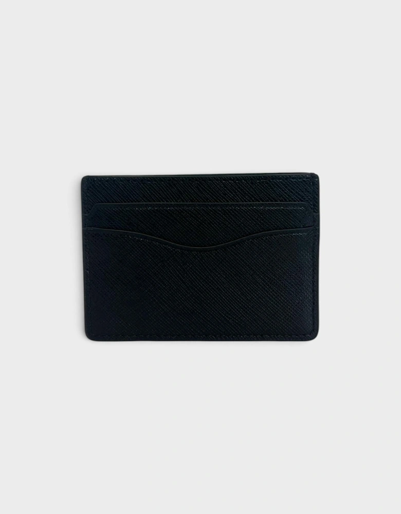 Slim Logo Card Case Black