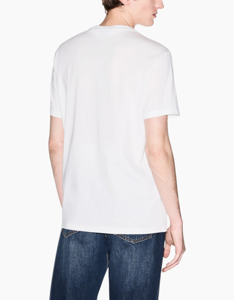Armani Exchange Mens T-Shirts 3D Embroidered Cotton Tee