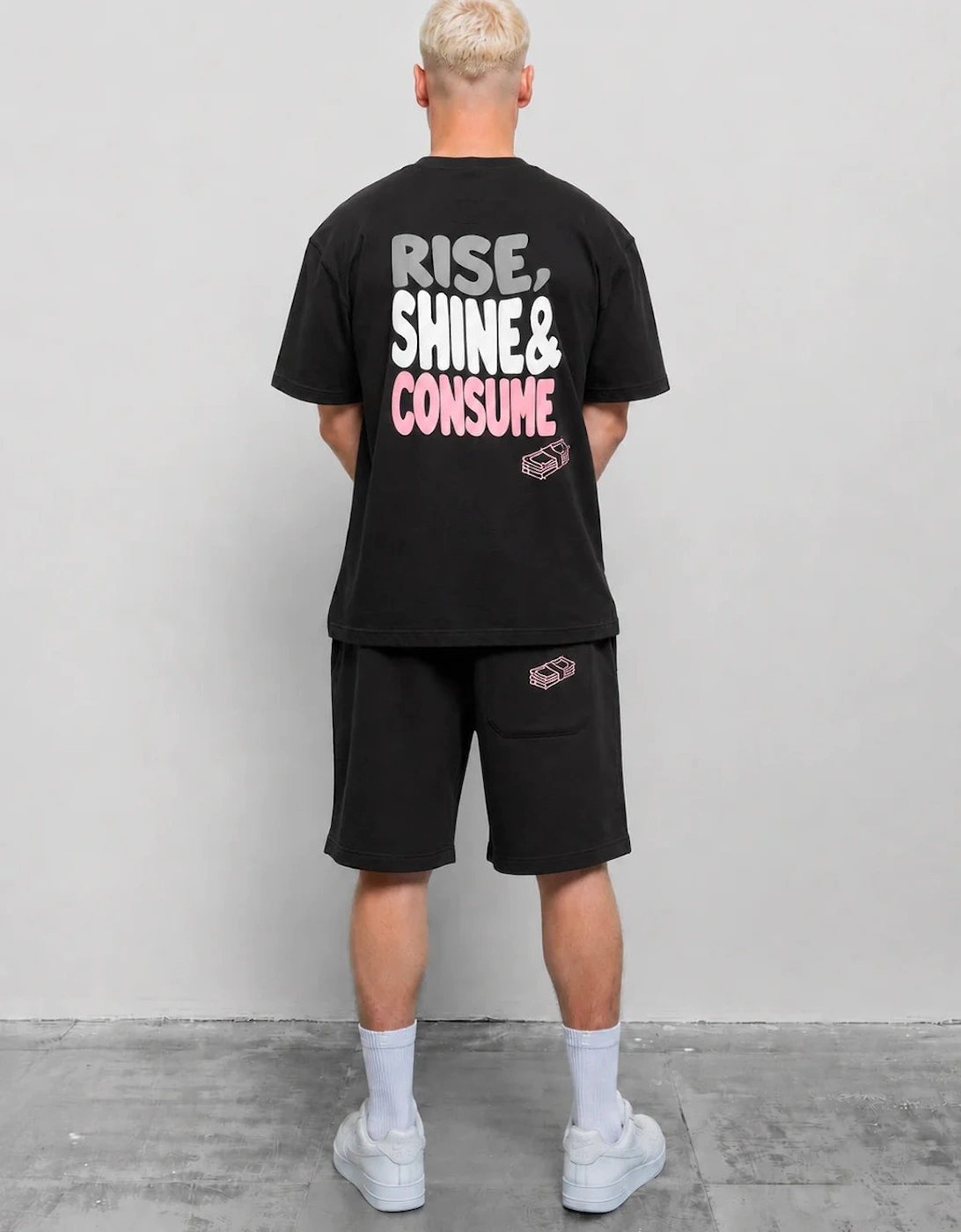 Fresh Flavours Rise Sweat Shorts - Black