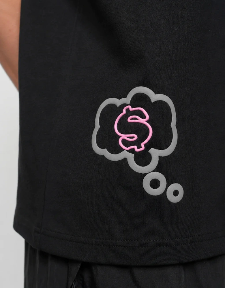 Fresh Flavours Rise, Shine & Consume Oversized 2.0 T-Shirt - Black