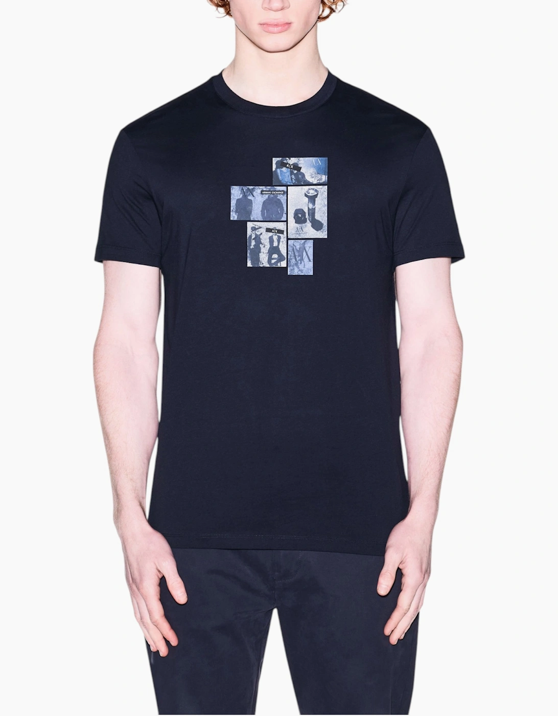 Armani Exchange Mens T Shirts Graphic Print Cotton Tee