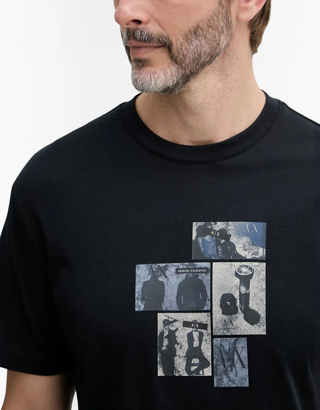 Armani Exchange Mens T Shirts Graphic Print Cotton Tee