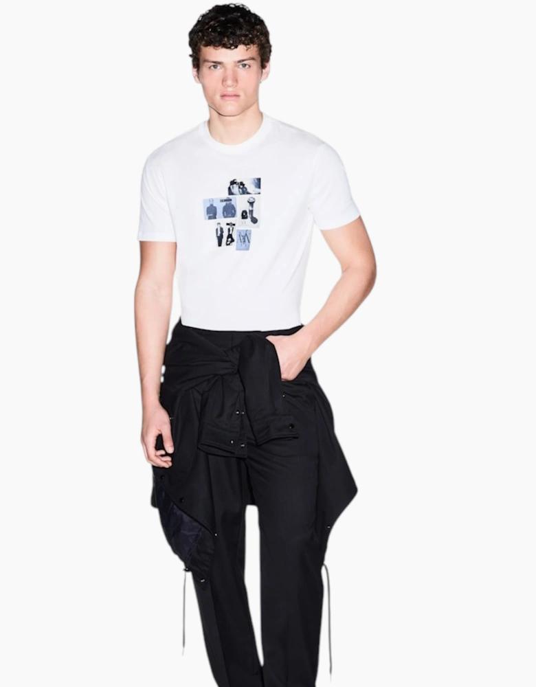 Armani Exchange Mens T Shirts Graphic Print Cotton Tee