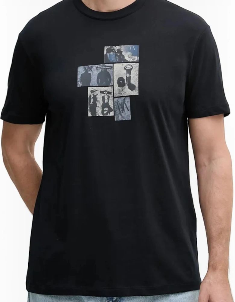 Armani Exchange Mens T Shirts Graphic Print Cotton Tee