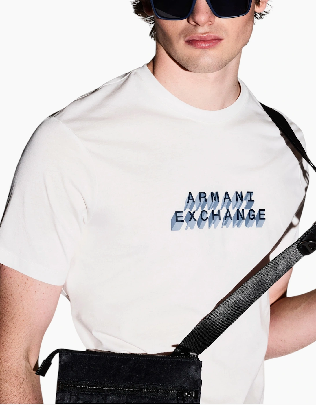 Armani Exchange Mens T Shirts Slim Fit Cotton Tee