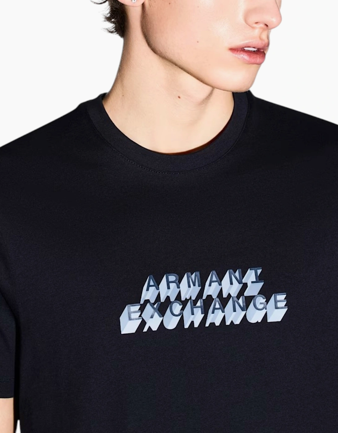Armani Exchange Mens T Shirts Slim Fit Cotton Tee