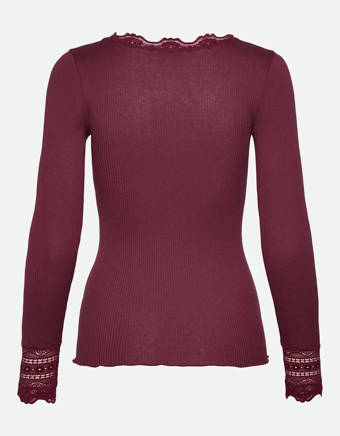 Babette long sleeve O neck in Windsor Wine