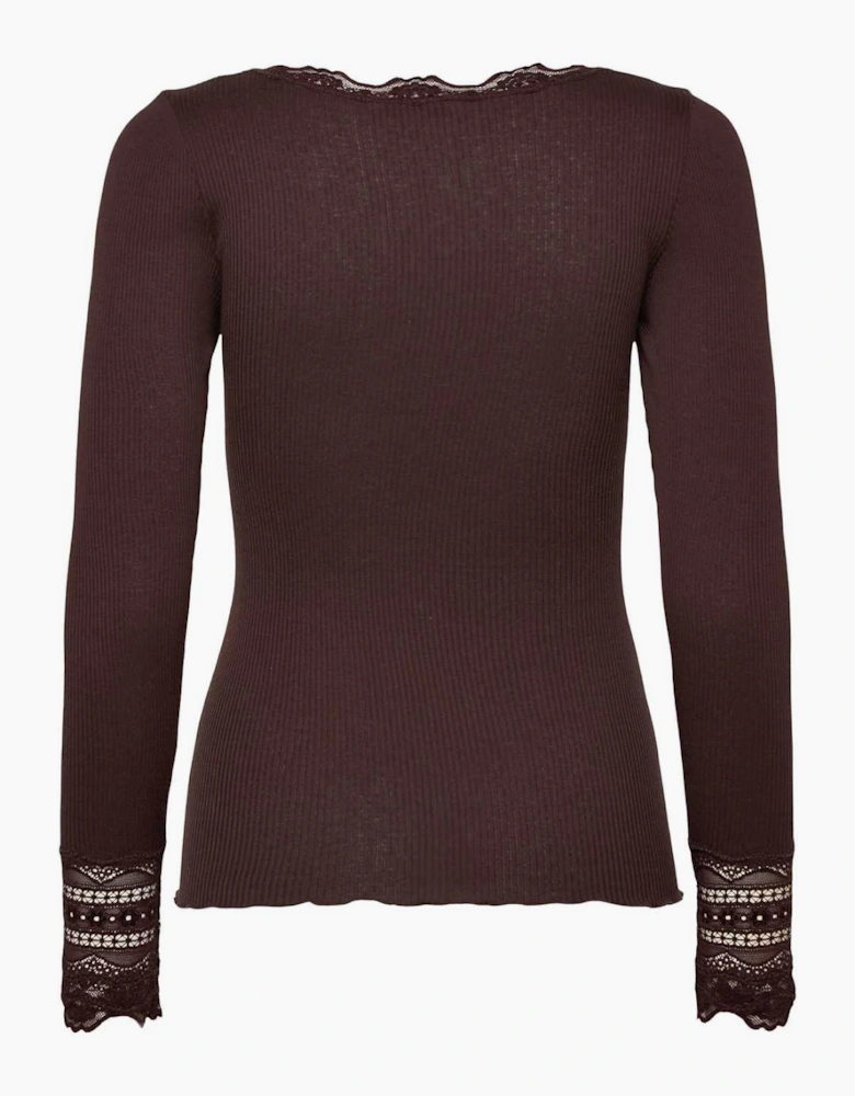 Benita long sleeve O neck in Mole