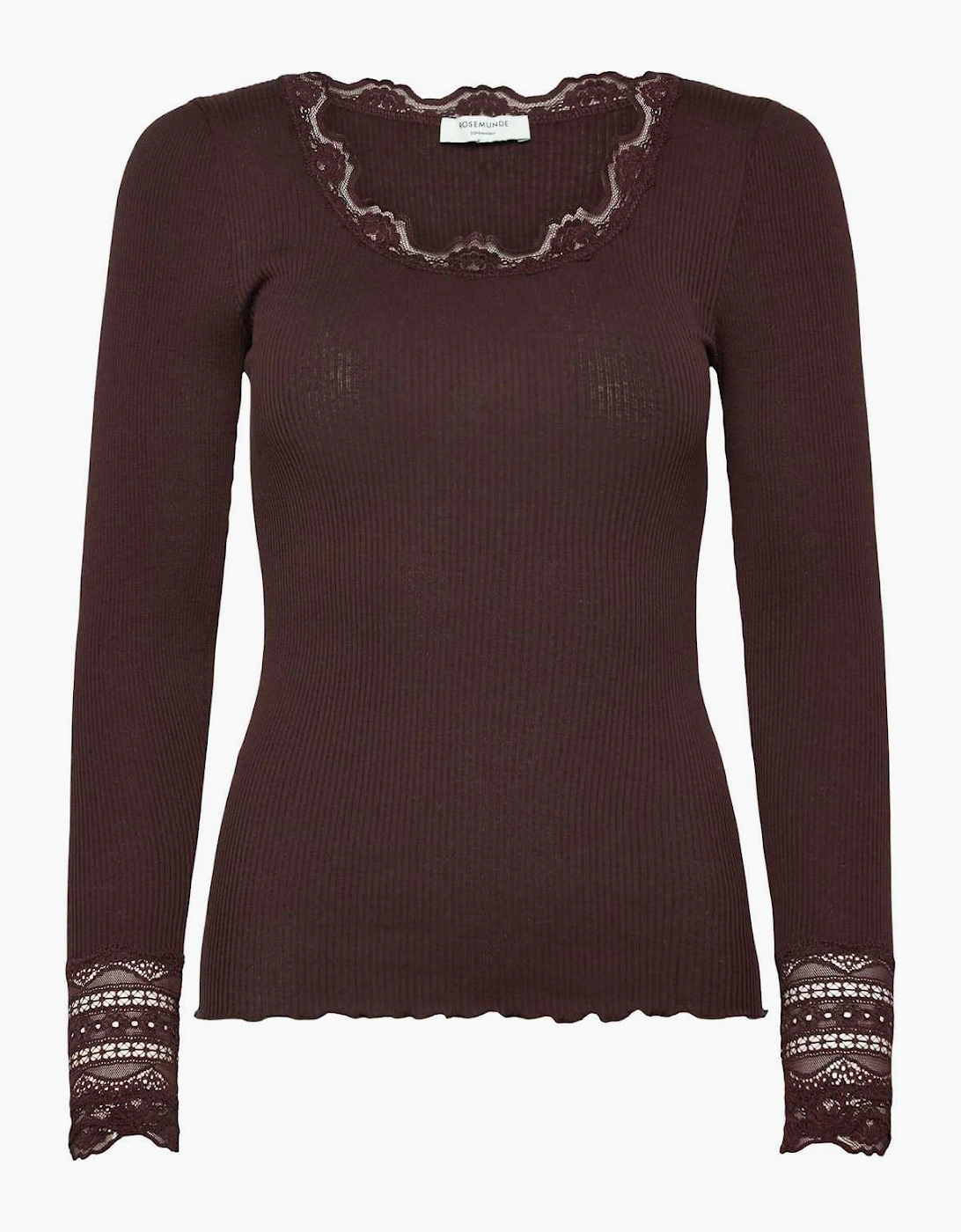 Benita long sleeve O neck in Mole