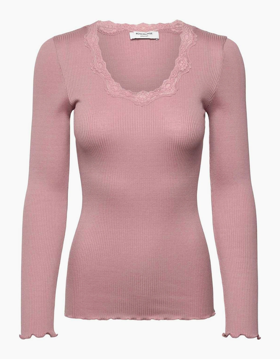 Babette long sleeve O neck in Woodrose
