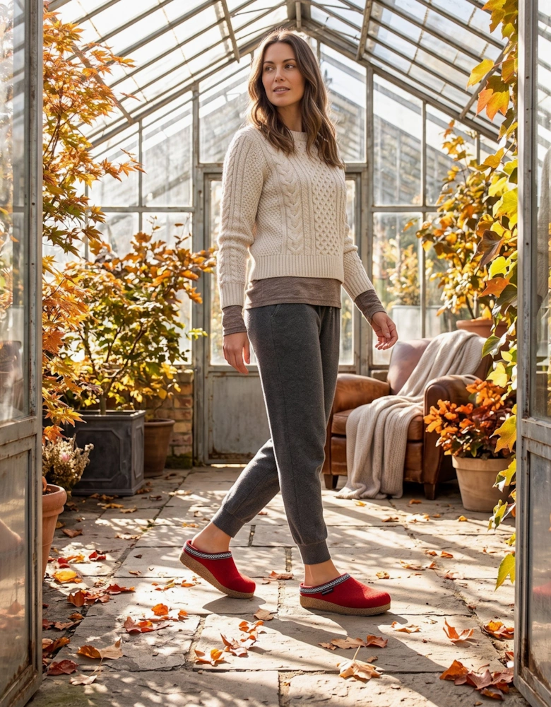 Haflinger FRANZL Womens Mules Paprika