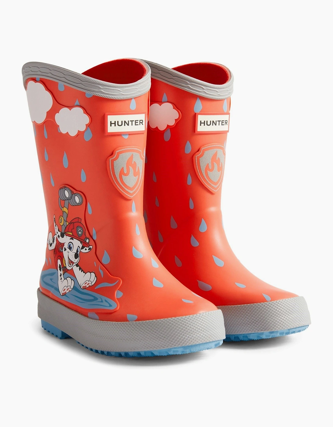 Hunter Paw Patrol Rubber Kids Poppy Red Wellington Boots