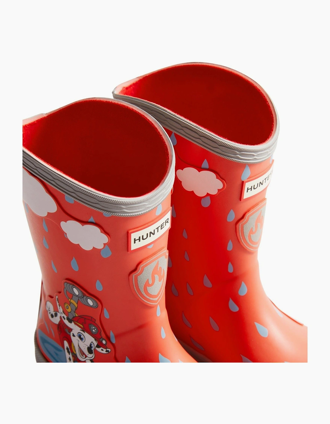 Hunter Paw Patrol Rubber Kids Poppy Red Wellington Boots