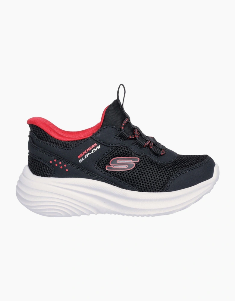 Skechers Bounder Pro Black/Red Trainers