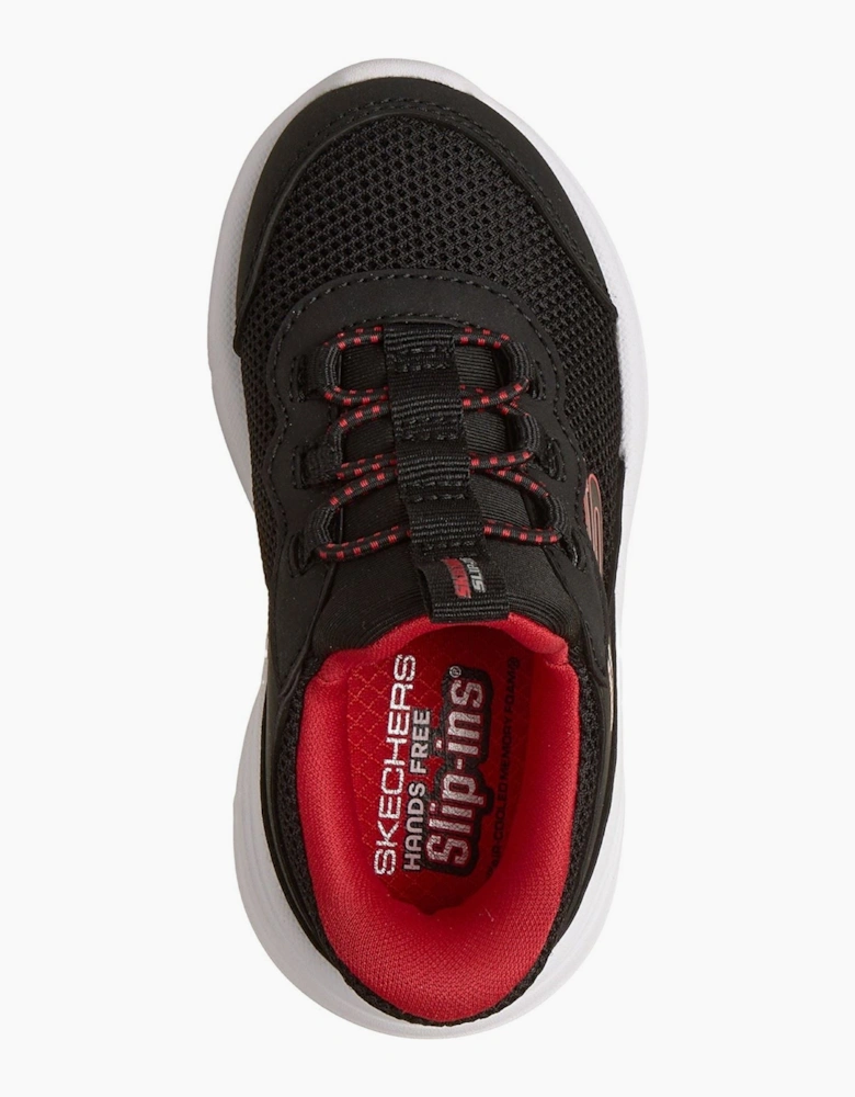 Skechers Bounder Pro Black/Red Trainers