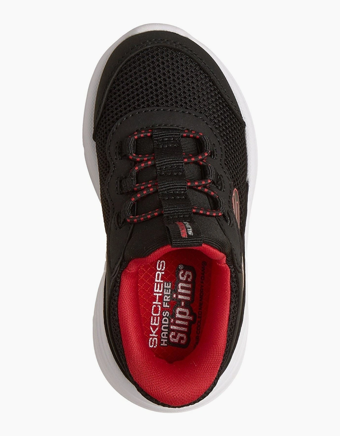 Skechers Bounder Pro Black/Red Trainers