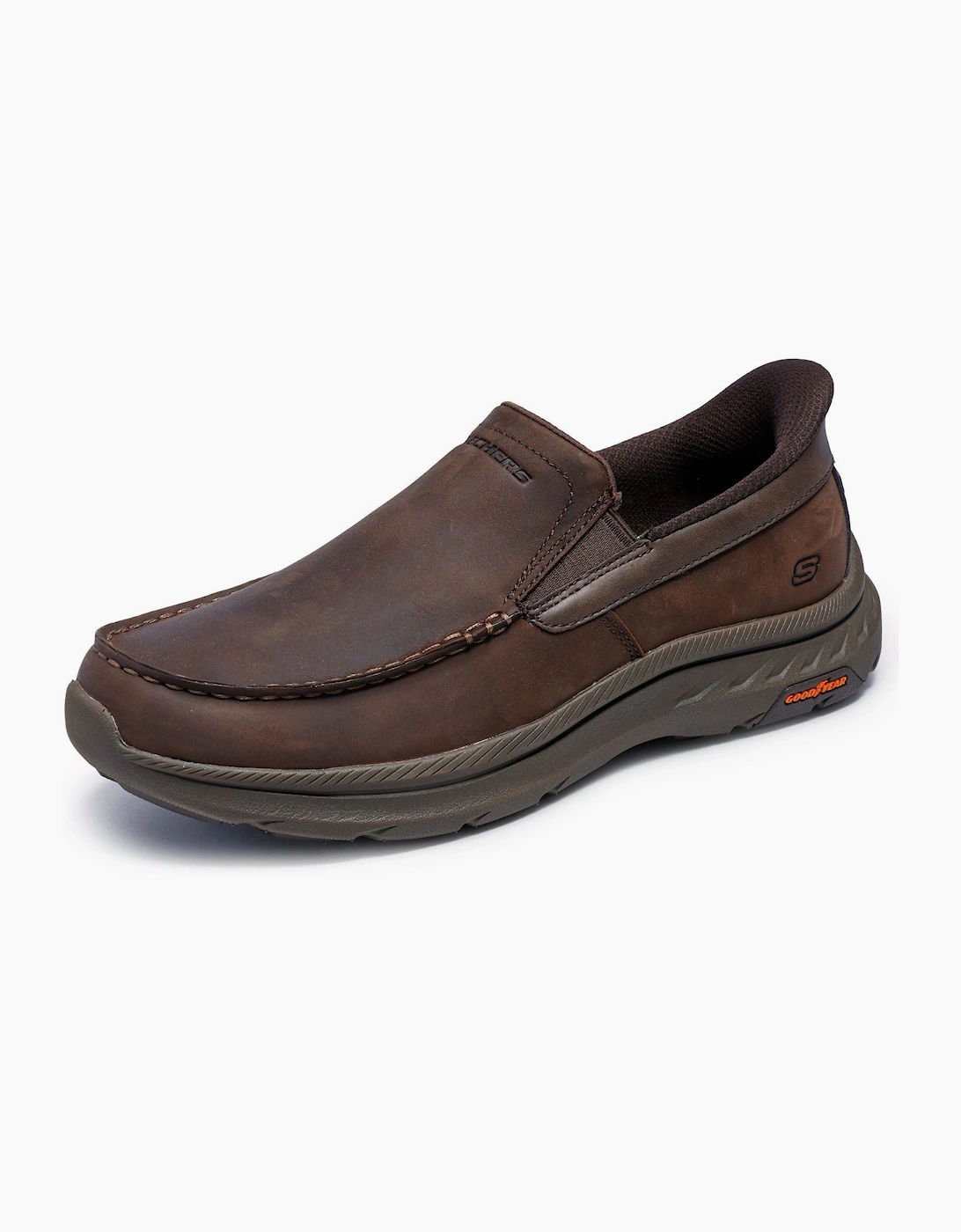 Skechers Pollard Osgood Leather Men's Cocoa Loafers