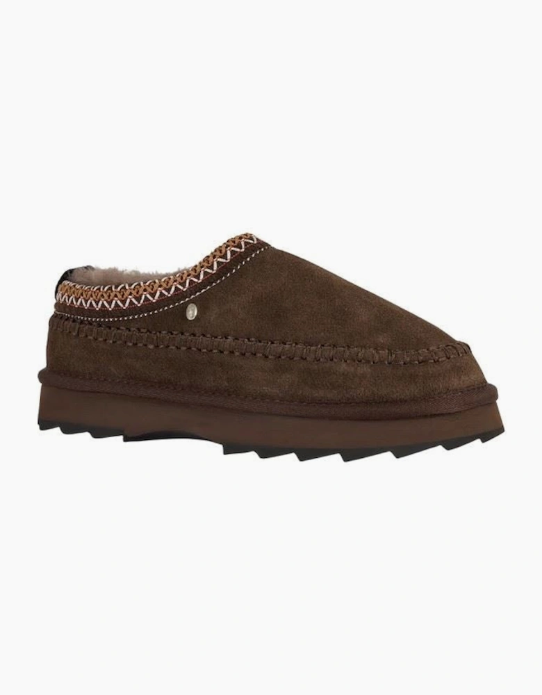 Emu Australia Sharky Adventure Scuff Suede Women's Chocolate Slippers