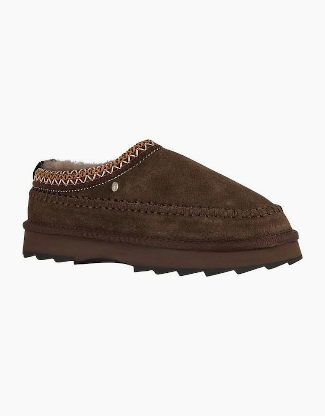 Emu Australia Sharky Adventure Scuff Suede Women's Chocolate Slippers