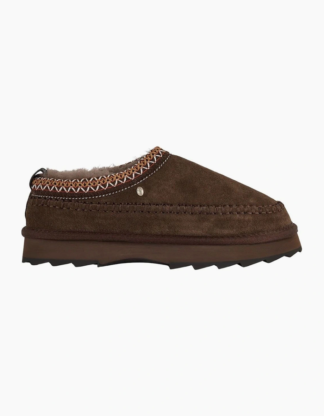 Emu Australia Sharky Adventure Scuff Suede Women's Chocolate Slippers