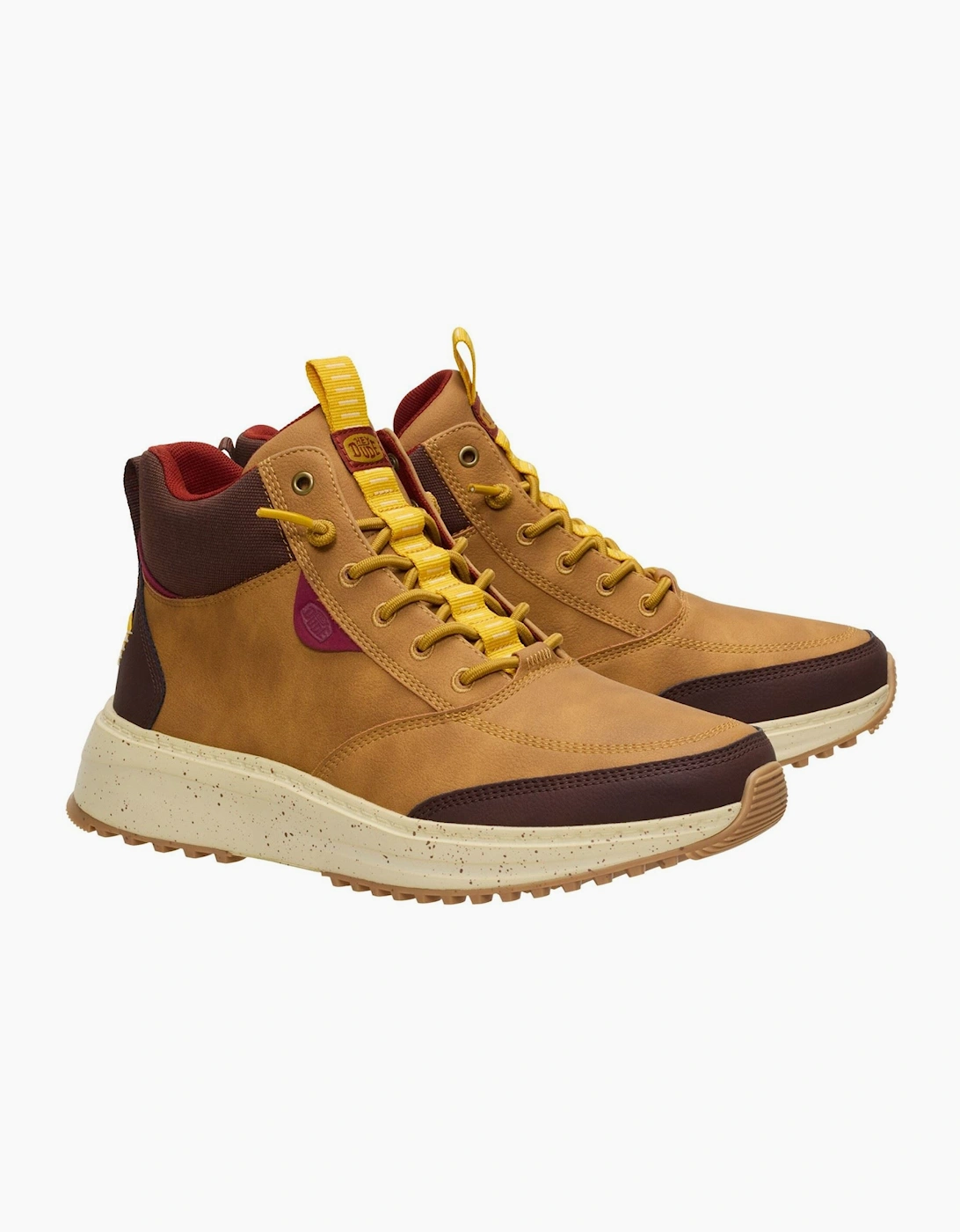 HEYDUDE Tahoe Classic Polyurethane Men's Wood Thrush/Multi Ankle Boots