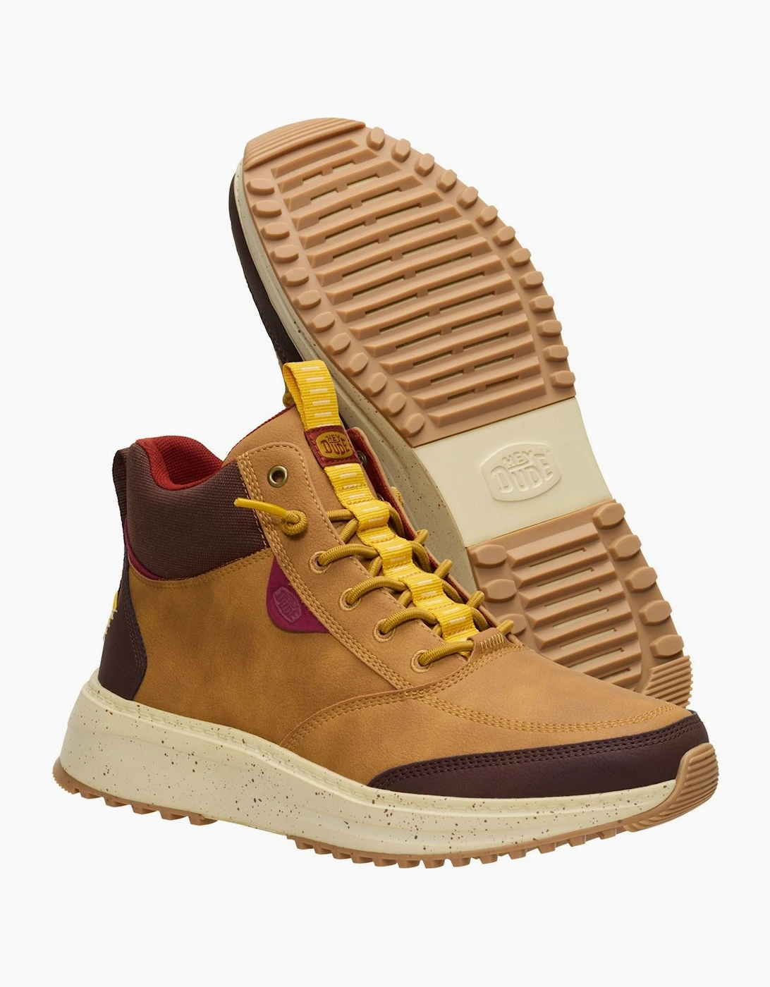HEYDUDE Tahoe Classic Polyurethane Men's Wood Thrush/Multi Ankle Boots