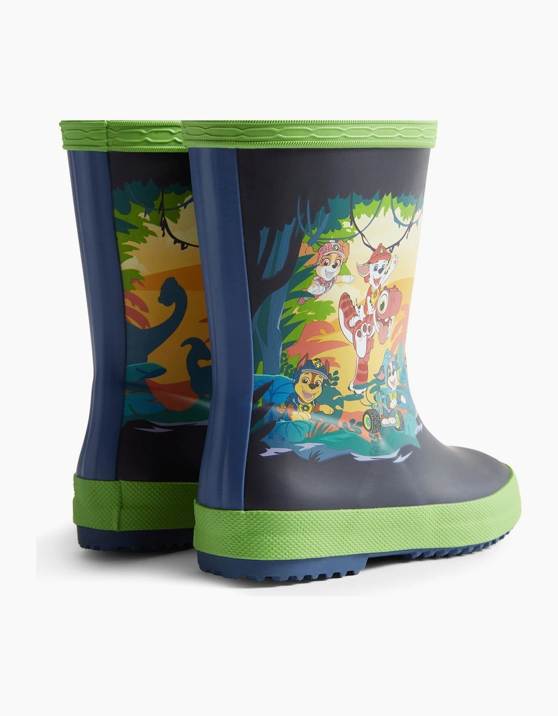 Hunter Paw Patrol Rubber Kids Cuttle Blue/Sea Lettuce Wellington Boots