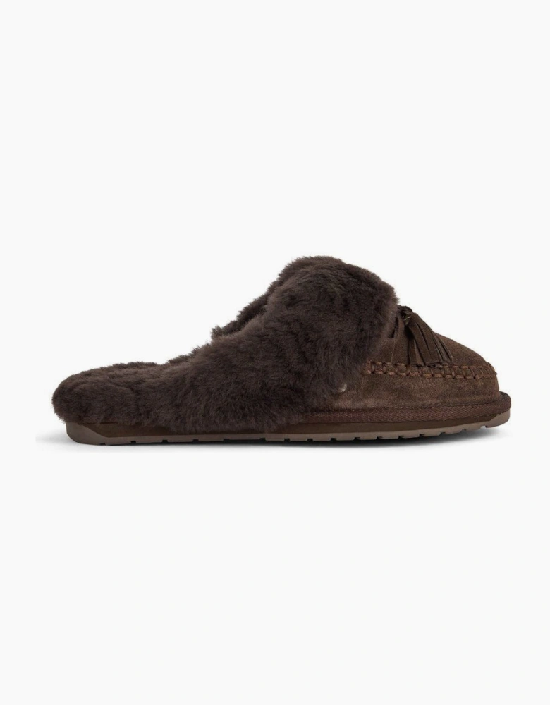 Emu Australia Tahnee Suede Women's Chocolate Slippers